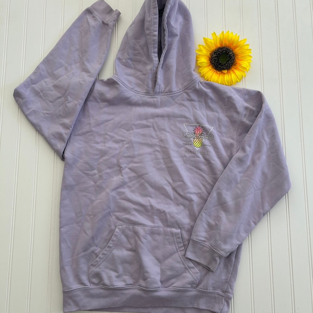 Pacific & Co Carlsbad California Pineapple Graphic Hoodie WOMENS SIZE XL